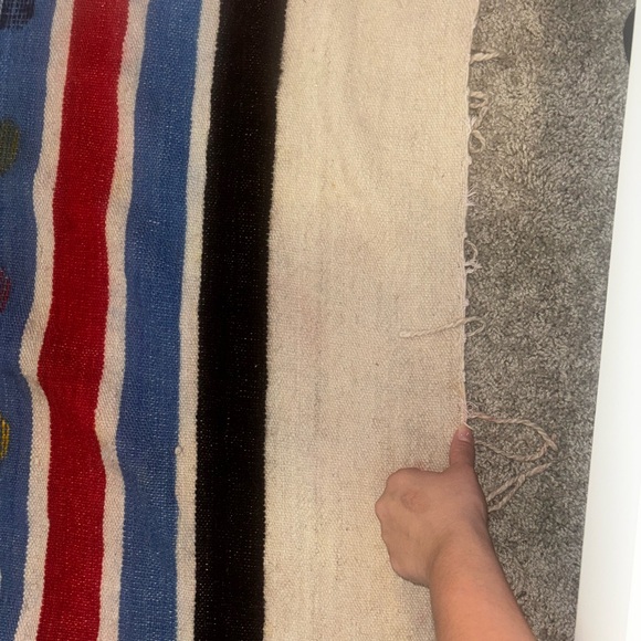 Vintage Multicolor Striped Tapestry